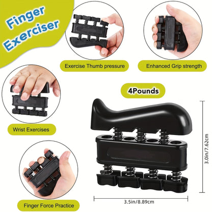 5pcs/set,Grip Strength Trainer – Hand & Forearm Strengthener