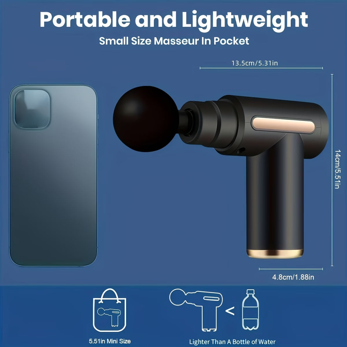 Portable Massage Gun – Deep Tissue Recovery Tool
